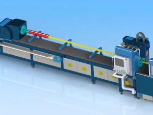 high power laser automatic pipe cutting machine 3D Model