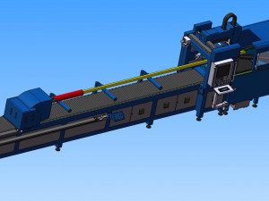high power laser automatic pipe cutting machine 3D 모델