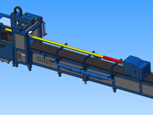 high power laser automatic pipe cutting machine 3D 모델