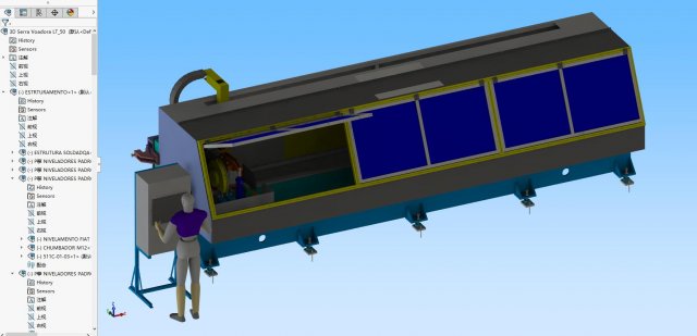 lt50 automatic pipe cutting machine Model 3D .c4d .max .obj .3ds .fbx .stl .blend 