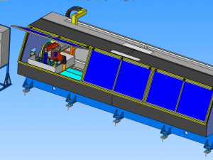 lt50 automatic pipe cutting machine Model 3D