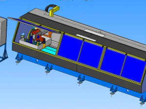 lt50 automatic pipe cutting machine 3D Model