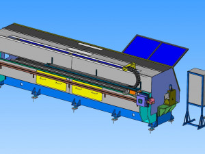 lt50 automatic pipe cutting machine Model 3D