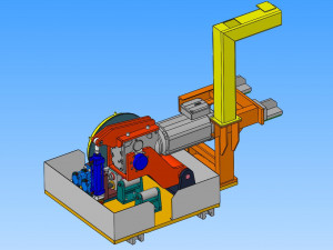 lt50 automatic pipe cutting machine Model 3D