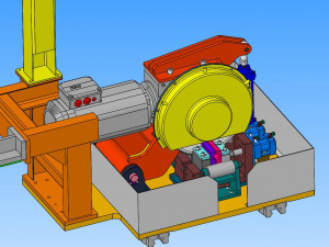 lt50 automatic pipe cutting machine Model 3D
