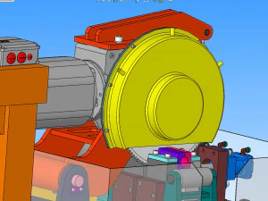 lt50 automatic pipe cutting machine 3D Model