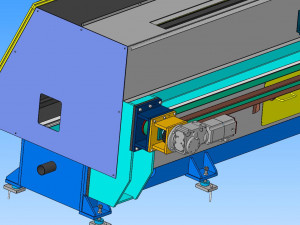 lt50 automatic pipe cutting machine Model 3D