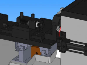 automatic pipe cutting machine 3D Model