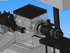 automatic pipe cutting machine 3D Model