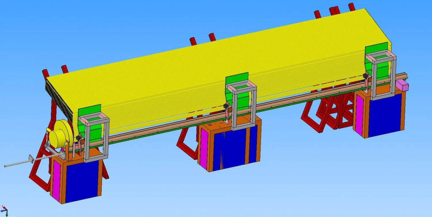 automatic feeding and pipe cutting machine 3D Model .c4d .max .obj .3ds .fbx .stl .blend 