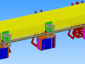 automatic feeding and pipe cutting machine 3D Model