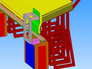 automatic feeding and pipe cutting machine 3D Model