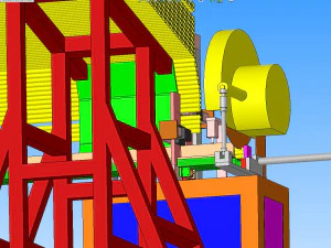 automatic feeding and pipe cutting machine 3D Model