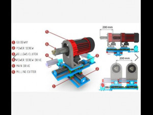 pipe beveling machinepipe cutting machine 3D Model