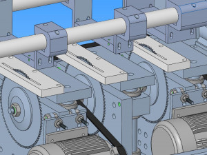 automatic pipe cutting machine Model 3D