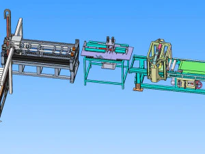 automatic pipe cutting machine 3D Model