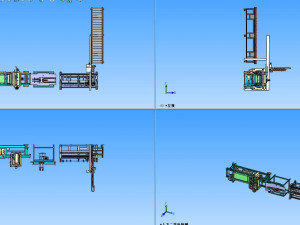 automatic pipe cutting machine Model 3D
