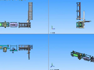 automatic pipe cutting machine 3D Model