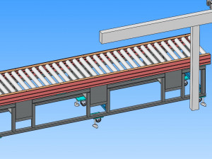 automatic pipe cutting machine Model 3D