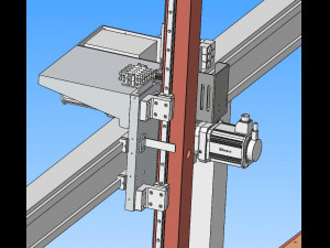 automatic pipe cutting machine Model 3D