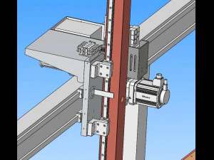 automatic pipe cutting machine 3D Model