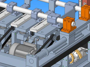 automatic pipe cutting machine 3D Model