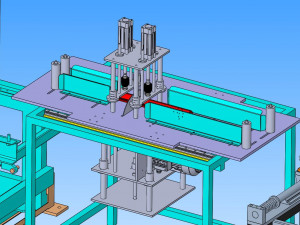 automatic pipe cutting machine Model 3D