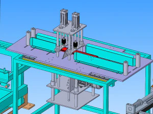 automatic pipe cutting machine 3D Model