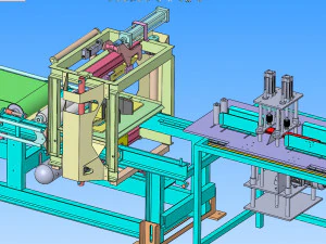 automatic pipe cutting machine 3D Model