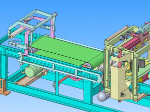 automatic pipe cutting machine 3D Model
