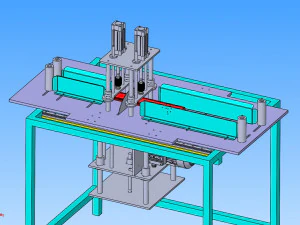 automatic pipe cutting machine 3D Model