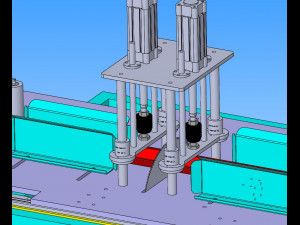 automatic pipe cutting machine Model 3D