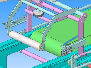 automatic pipe cutting machine Model 3D