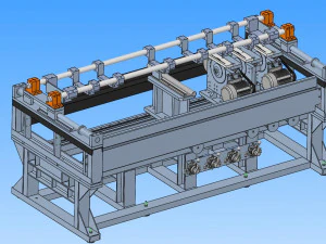 automatic pipe cutting machine 3D Model