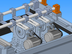 automatic pipe cutting machine Model 3D