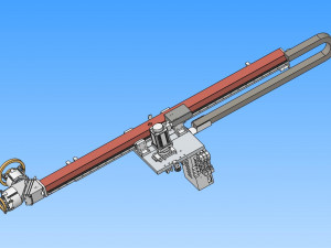 automatic pipe cutting machine Model 3D