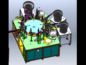 automobile valve assembly machine Modèle 3D