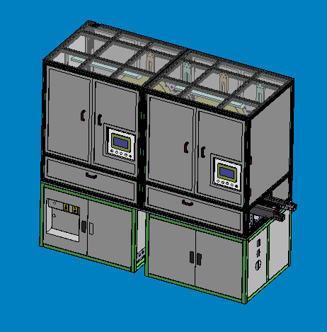automobile connector bending and cutting machine 3D Model .c4d .max .obj .3ds .fbx .stl .blend 