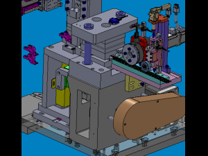 automobile connector bending and cutting machine 3D Model