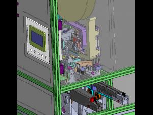 automobile connector bending and cutting machine 3D Model