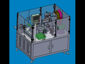 automobile wiring harness clamp packaging 3D Модель
