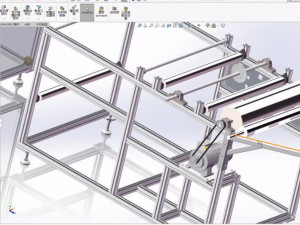 production equipment drawing of melt blown cloth for mask machine Modello 3D