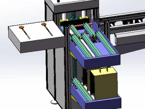automatic pcb loading and unloading dispensing test automatic line 3D Model