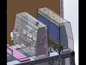 automatic pcb loading and unloading dispensing test automatic line 3D Model
