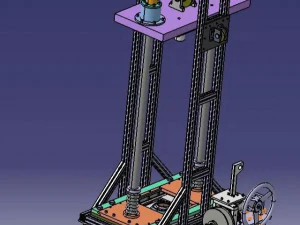 automatische impacttestmachine 3D Model