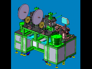 relay assembly machine 3D मॉडल