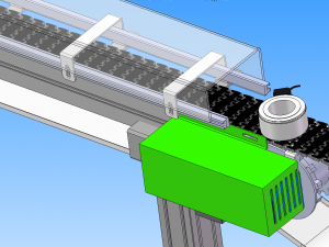 press fit of automobile hub bearing and snap ring 3D 模型
