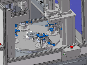 press fit of automobile hub bearing and snap ring 3D 模型