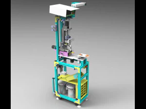 automatic gluing machine 3D Model