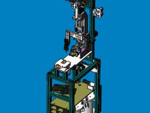 automatic gluing machine 3D Model